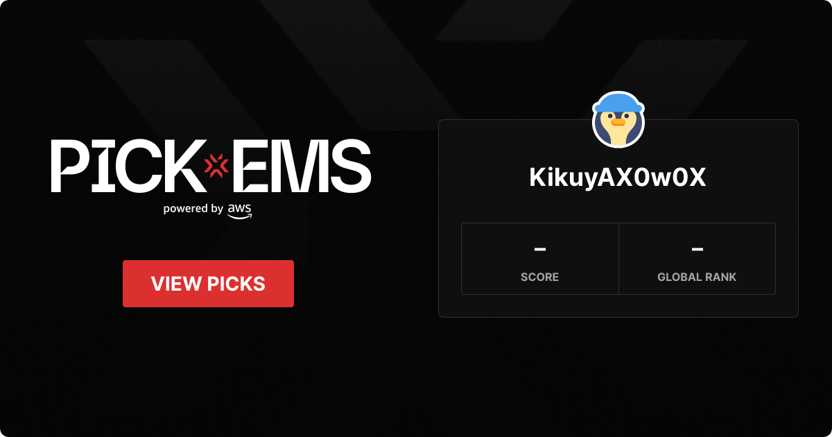 Champions Paris | Groups Pick'Ems | VALORANT Esports